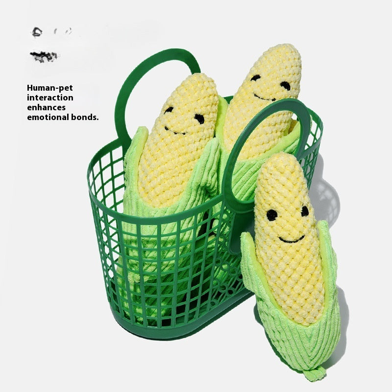 Plüsch-Brokkoli für Hunde – Kauspielzeug & Geräuschfunktion
