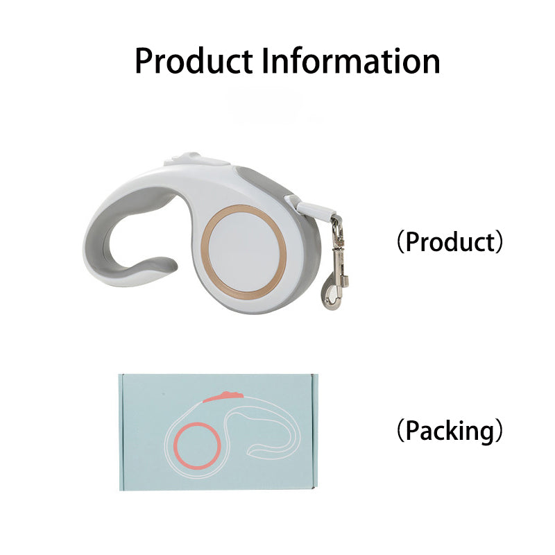 Hundeleine mit automatischem Rückzug – für kleine & mittlere Hunde